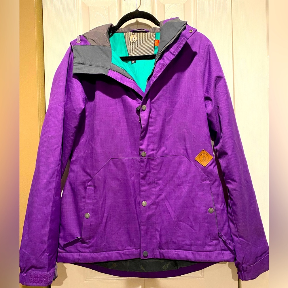 Volcom purple ski jacket
